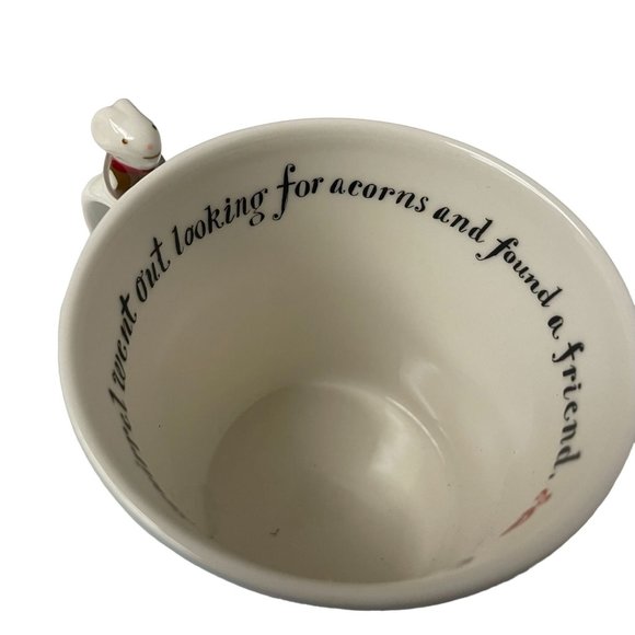 STARBUCKS Christmas Mug Huxley Mouse Squirrel Winter Coffee Tea 2010 Bone China - Picture 9 of 14